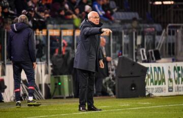 Claudio Ranieri durante Cagliari-Spal | Foto Luigi Canu