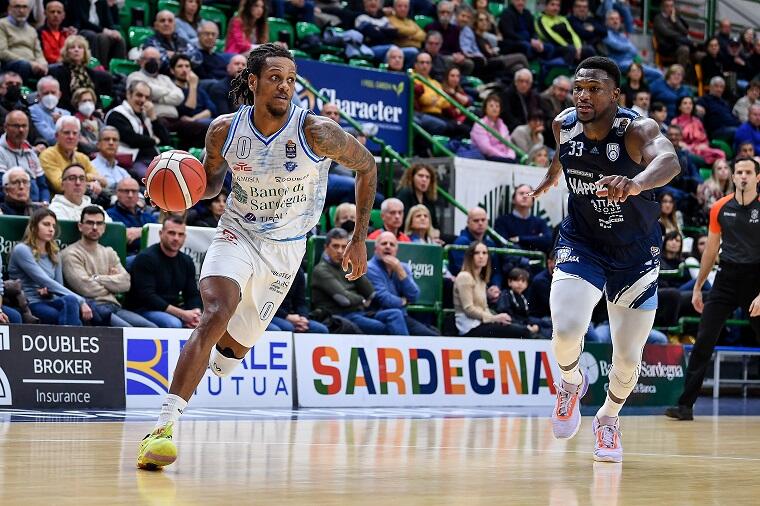Jamal Jones in Dinamo Sassari-Brindisi | Foto Luigi Canu