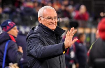 Claudio Ranieri durante Cagliari-Spal | Foto Luigi Canu