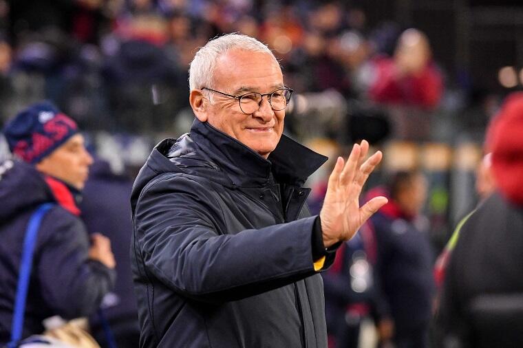 Claudio Ranieri durante Cagliari-Spal | Foto Luigi Canu