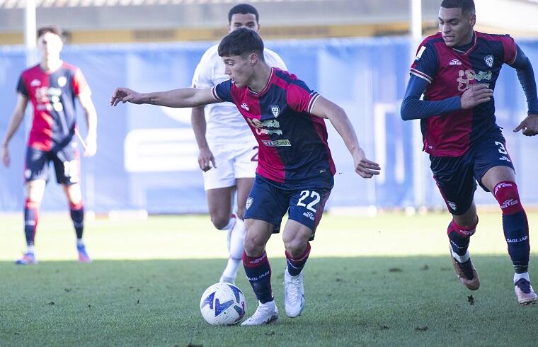 Alessandro Vinciguerra, attaccante del Cagliari Primavera | Foto Cagliari Calcio/Valerio Spano