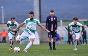 Sartor durante Arzachena-Real Monterotondo | Foto Emanuele Perrone-Ufficio Stampa Arzachena Academy Costa Smeralda