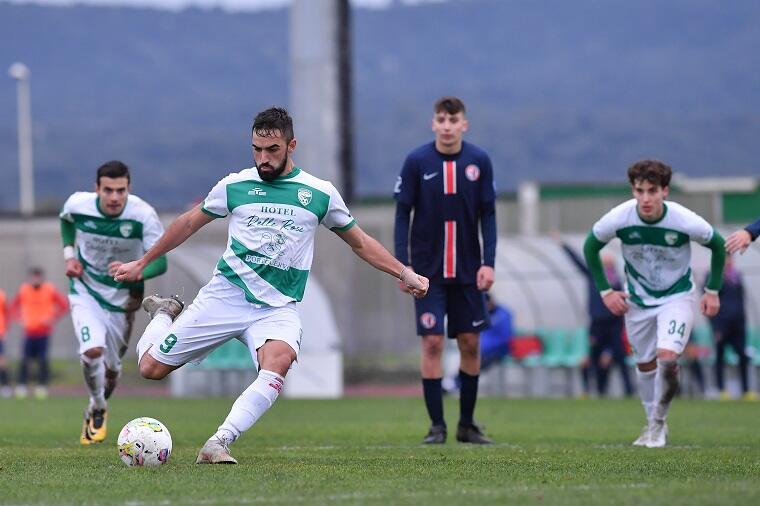 Sartor durante Arzachena-Real Monterotondo | Foto Emanuele Perrone-Ufficio Stampa Arzachena Academy Costa Smeralda