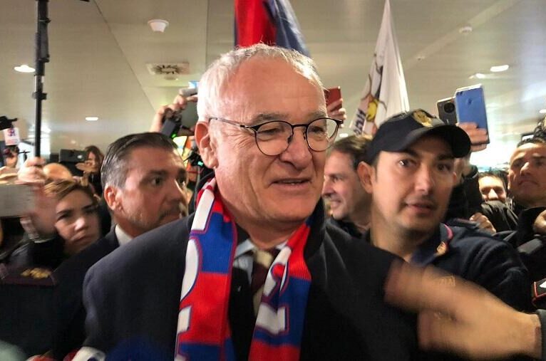L'arrivo a Elmas di Ranieri