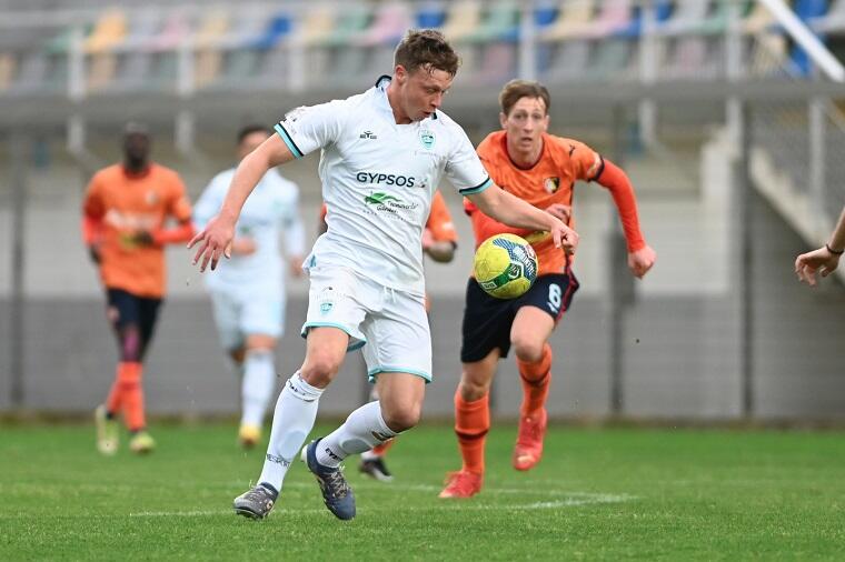 Nicola Nanni attaccante dell'Olbia | Foto Sandro Giordano/Olbia Calcio