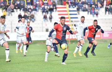 Lisai, centrocampista offensivo della Torres contro il Cesena | Foto Alessandro Sanna