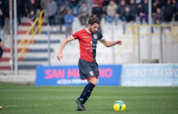 Matteo Liviero, giocatore della Torres | Foto Alessandro Sanna