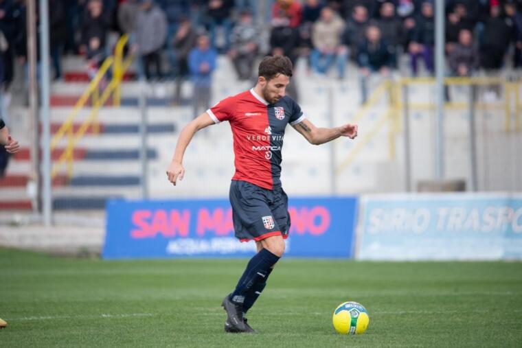 Matteo Liviero, giocatore della Torres | Foto Alessandro Sanna