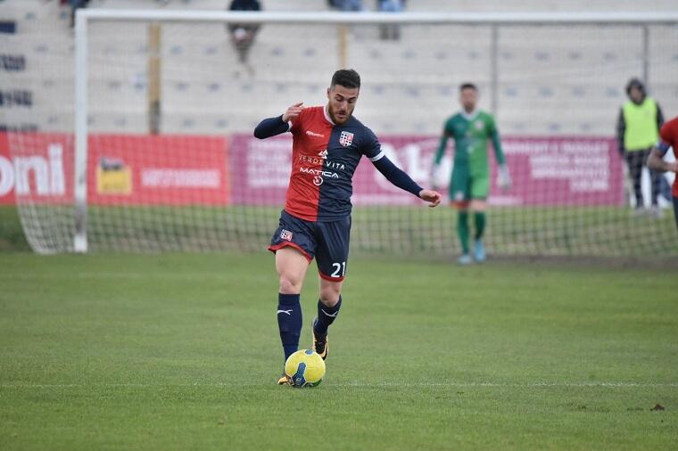 Giancarlo Lisai durante Torres-Recanatese | Foto Alessandro Sanna
