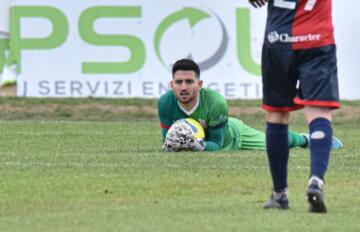 Alessio Salvato, portiere della Torres | Foto Alessandro Sanna