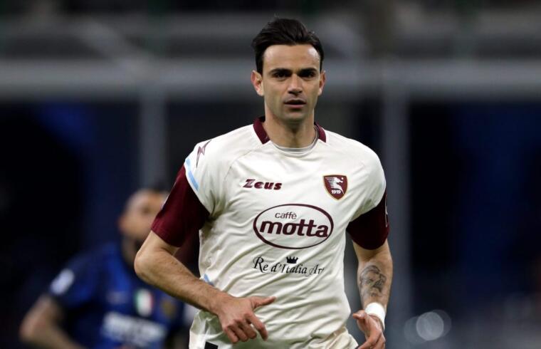 Ivan Radovanovic con la maglia della Salernitana