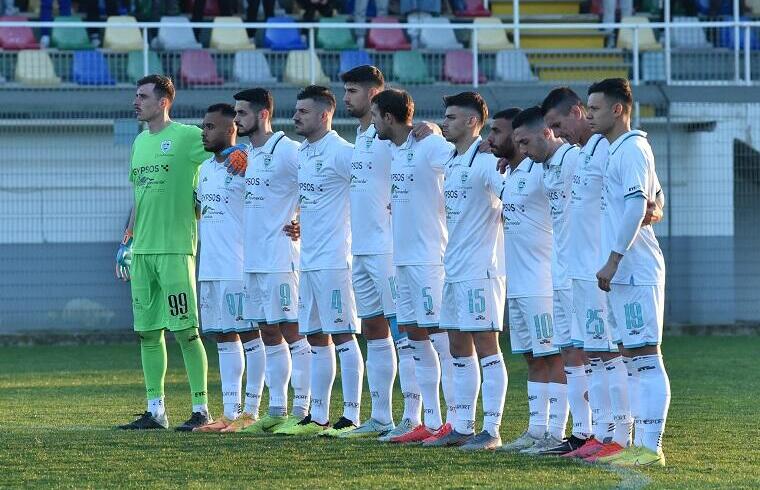 L'Olbia scesa in campo contro la Virtus Entella | Foto Sandro Giordano - Olbia Calcio