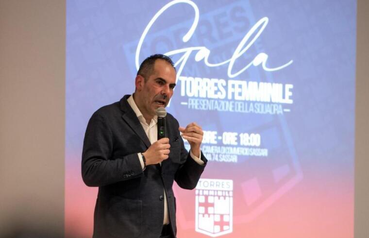 Presidente della Torres Femminile Andrea Budroni | Foto US Torres Femminile