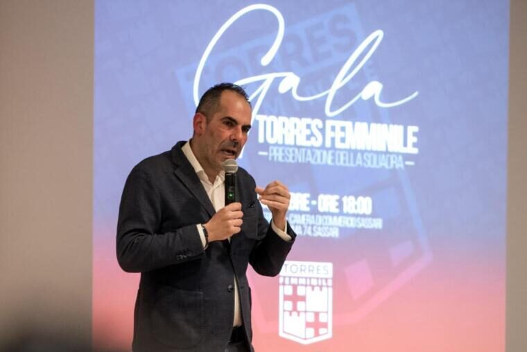 Presidente della Torres Femminile Andrea Budroni | Foto US Torres Femminile