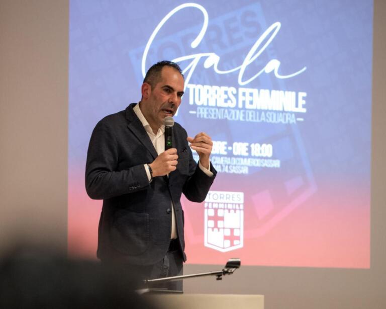 Presidente della Torres Femminile Andrea Budroni | Foto US Torres Femminile