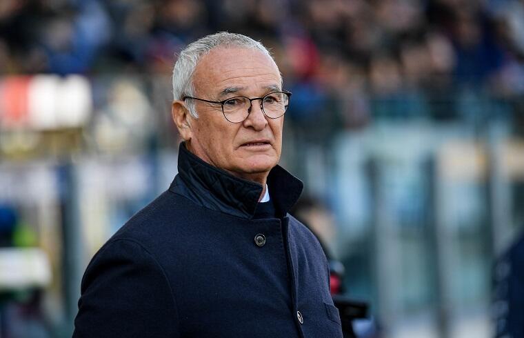 Claudio Ranieri durante Cagliari-Benevento | Foto Luigi Canu