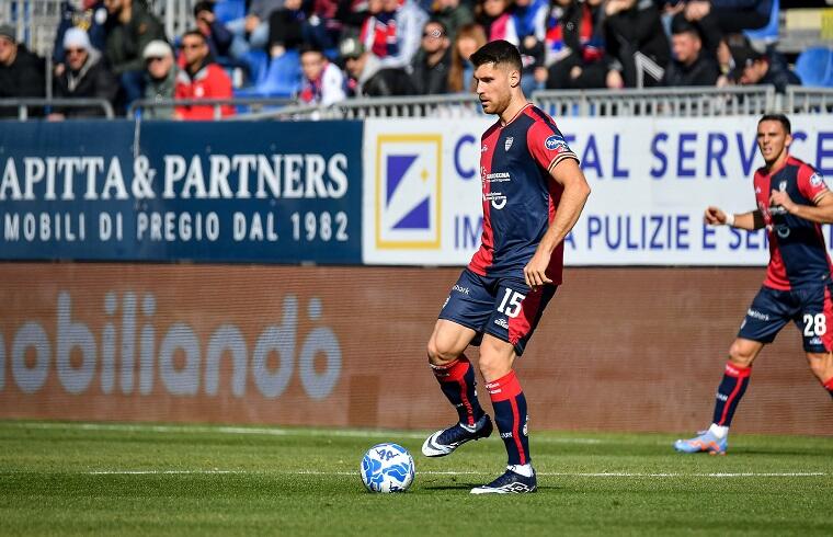 Giorgio Altare durante Cagliari-Benevento | Foto Luigi Canu