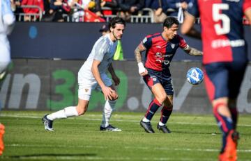 Gianluca Lapadula in Cagliari-Benevento | Foto Luigi Canu