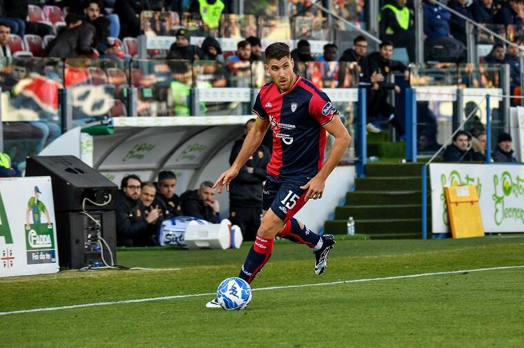 Giorgio Altare durante Cagliari-Benevento | Foto Luigi Canu