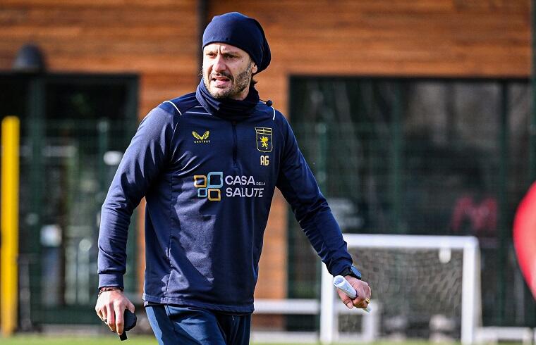 Alberto Gilardino, allenatore del Genoa | Foto Genoa CFC