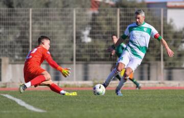 Danilo Bonacquisti durante Arzachena - Pomezia | Foto Emanuele Perrone - Arzachena Costa Smeralda