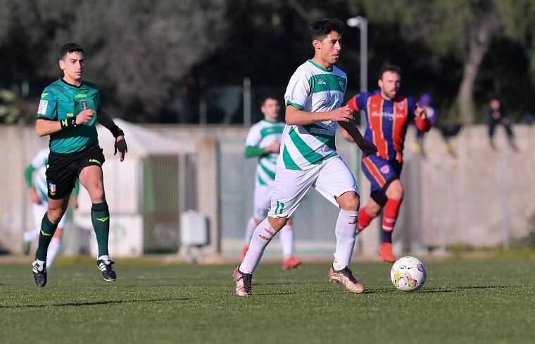 Gabriele Gibilterra durante Arzachena - Pomezia | Foto Emanuele Perrone - Arzachena Costa Smeralda