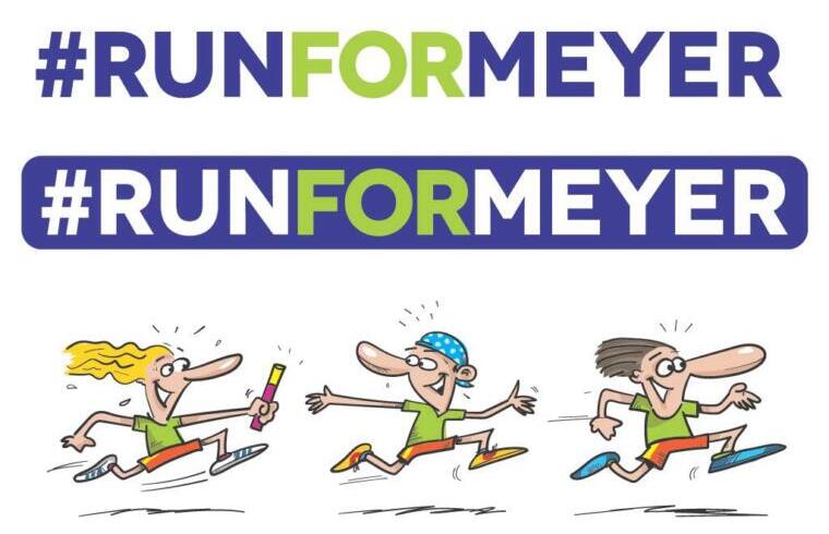 Il logo dell'iniziativa Run for Meyer