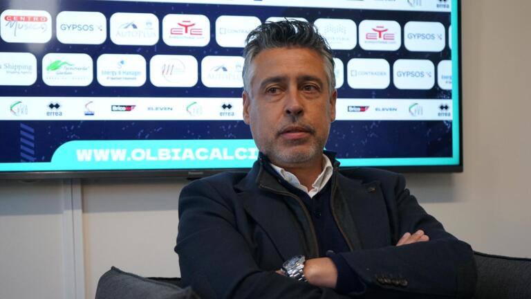 Il ds dell'Olbia Tomaso Tatti