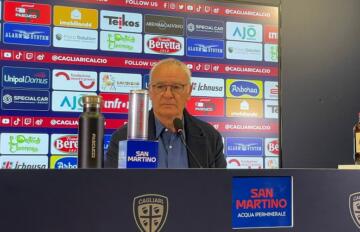 Claudio Ranieri durante la conferenza stampa di presentazione della sfida tra Venezia e Cagliari | Foto Centotrentuno