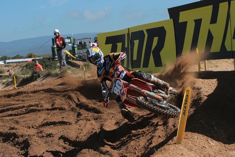 Andrea Adamo primo nelle libere di MX2 | Foto Francesco Morittu