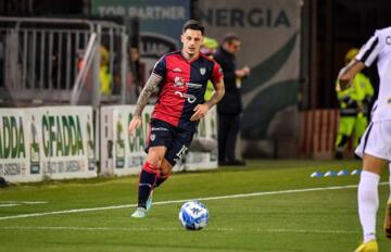 Vincenzo Millico durante Cagliari-Ascoli | Foto Luigi Canu