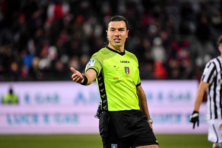 Gianpiero Miele, arbitro di Cagliari-Ascoli | Foto Luigi Canu