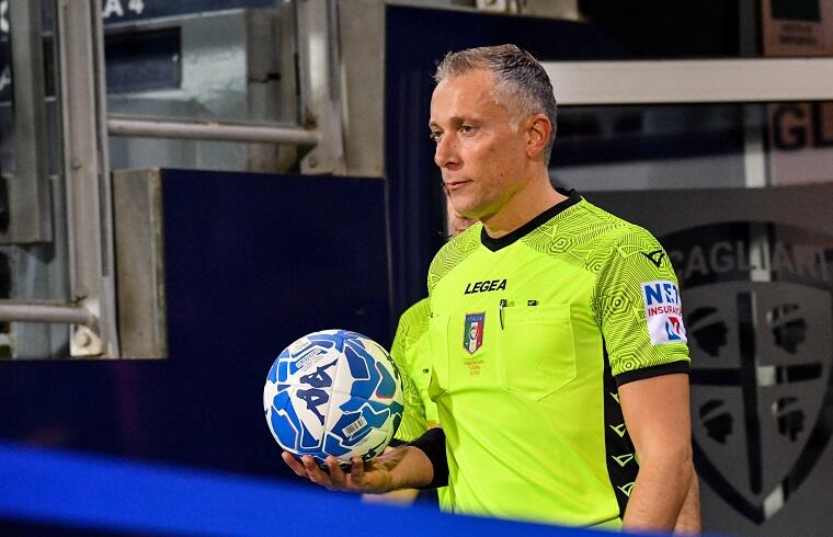 Paolo Valeri arbitro di Cagliari-Genoa | Foto Luigi Canu
