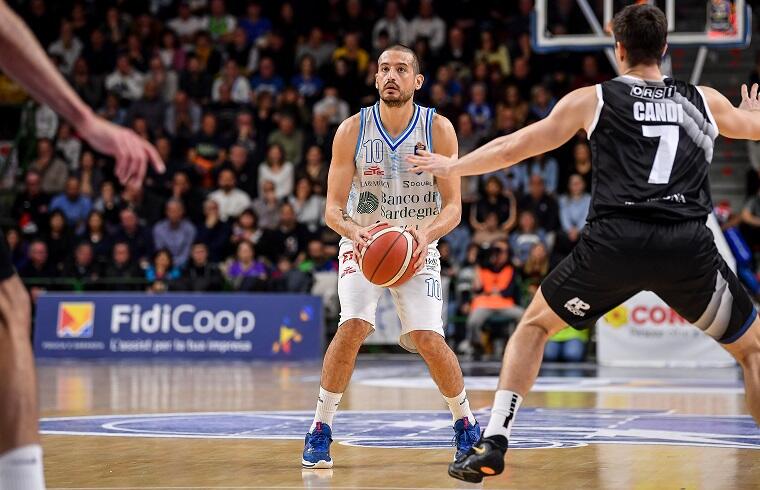 Massimo Chessa in Dinamo Sassari-Bertram Tortona | Foto Luigi Canu