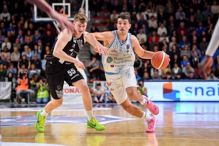 Filip Kruslin in Dinamo Sassari-Bertram Tortona | Foto Luigi Canu