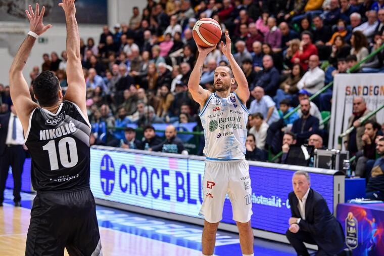 Massimo Chessa in Dinamo Sassari-Bertram Tortona | Foto Luigi Canu