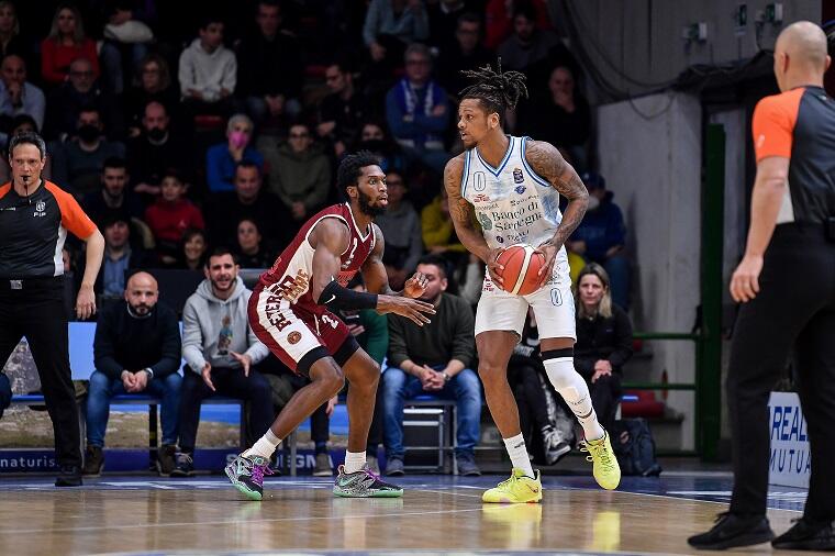 Jamal Jones in Dinamo Sassari-Reyer Venezia | Foto Luigi Canu
