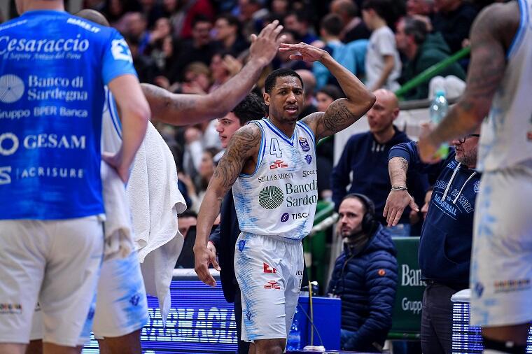 Gerald Robinson durante Banco di Sardegna Dinamo Sassari - Umana Reyer Venezia | Foto L.Canu / Ciamillo-Castoria