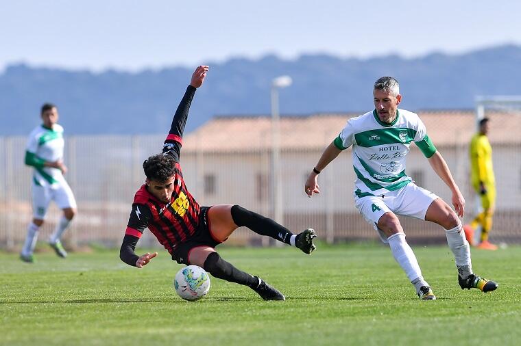 Danilo Bonacquisti durante Arzachena - Sorrento | Foto Emanuele Perrone - Arzachena Costa Smeralda