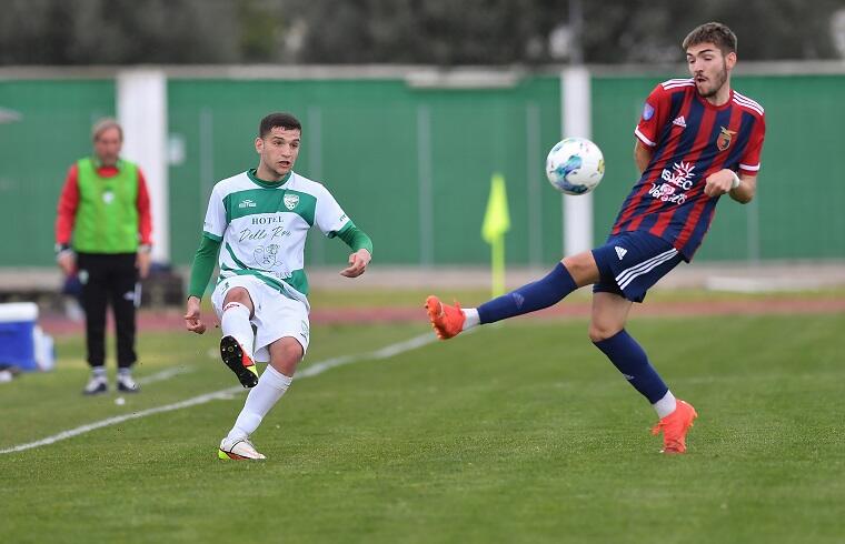 Pischedda in Arzachena-Casertana | Foto Emanuele Perrone - Arzachena Calcio