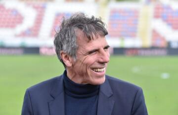 Gianfranco Zola al Vanni Sanna in occasione di Torres-Pontedera | Foto Alessandro Sanna