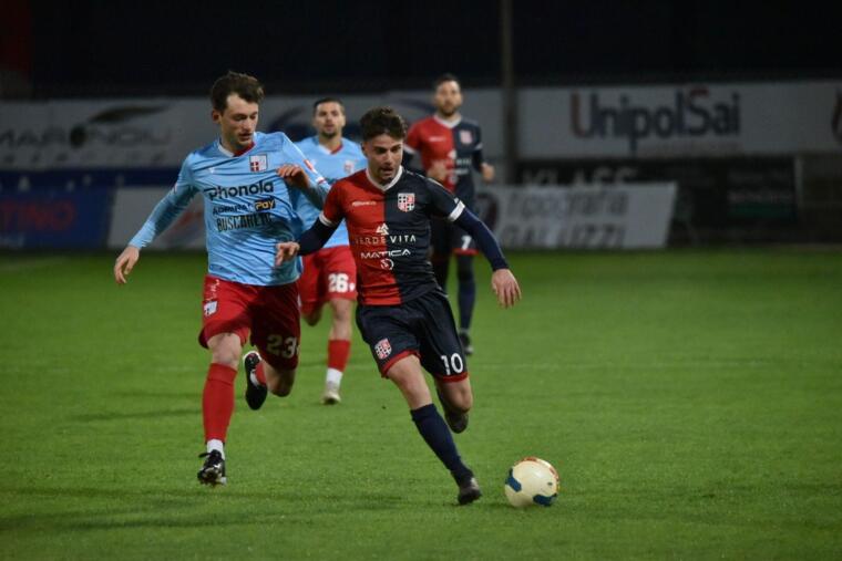 Francesco Ruocco durante Torres-Rimini | Foto Alessandro Sanna