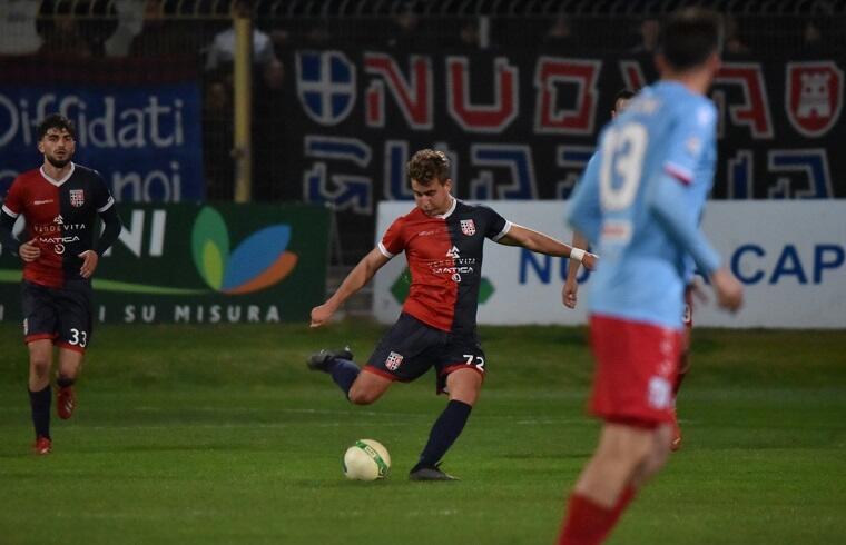 Federico Gianola, giocatore della Torres | Foto di Alessandro Sanna