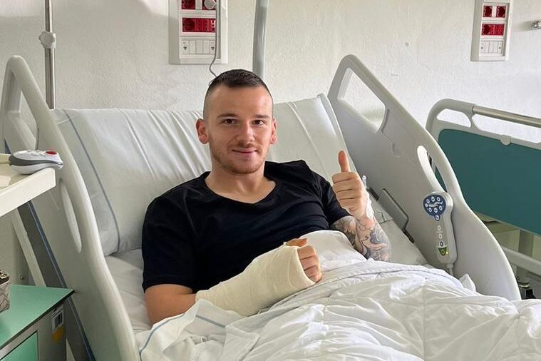 Antonio Loi dopo l'intervento | Foto US Arzachena