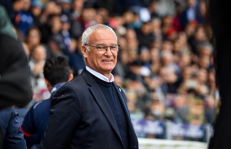 Claudio Ranieri durante Cagliari-Frosinone | Foto Luigi Canu