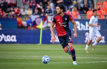 Alberto Dossena durante Cagliari-Frosinone | Foto Luigi Canu