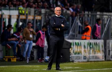 Claudio Ranieri durante Cagliari-Sudtirol | Foto Luigi Canu