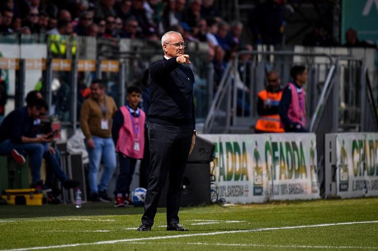 Il tecnico del Cagliari Claudio Ranieri durante la sfida contro il Sudtirol | Foto Luigi Canu