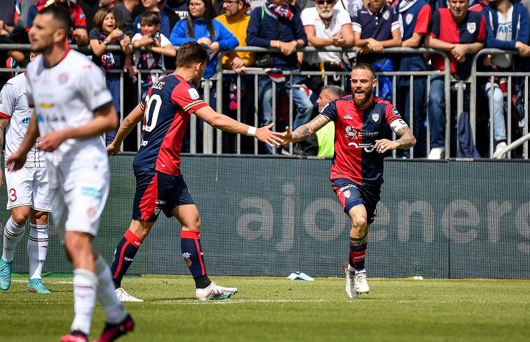 Nahitan Nandez durante Cagliari-Sudtirol | Foto Luigi Canu