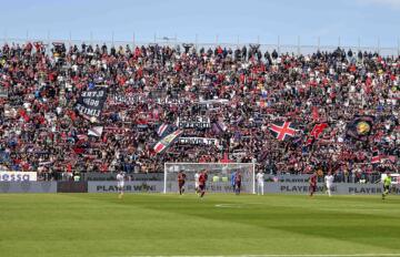 La Curva Nord della Unipol Domus durante Cagliari-Suditorl | Foto Luigi Canu